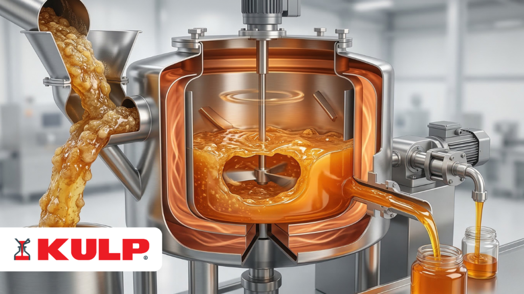 Crystallization Problem in Honey Filling Heated Funnel and Double-Walled Tank Technology