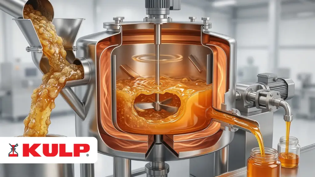 Crystallization Problem in Honey Filling Heated Funnel and Double-Walled Tank Technology